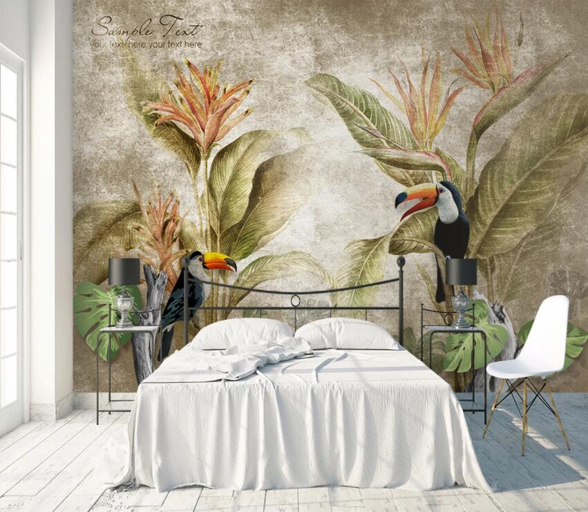 3D Toucan 516 Wall Murals Wallpaper AJ Wallpaper 2