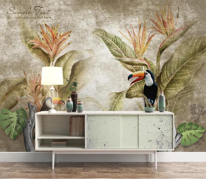 3D Toucan 516 Wall Murals Wallpaper AJ Wallpaper 2