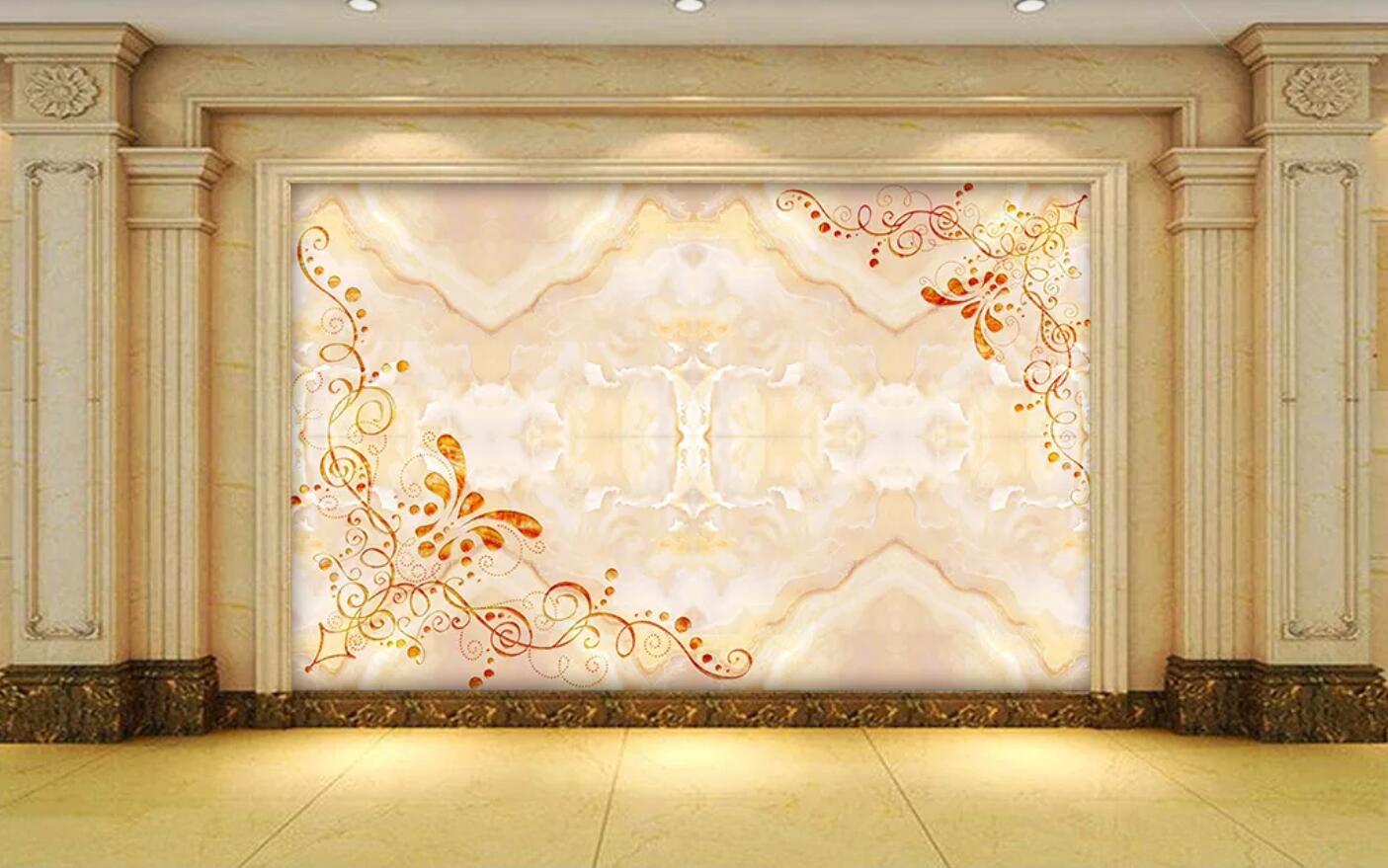 3D Colored Marble Stripes 014 Wall Murals Wallpaper AJ Wallpaper 2