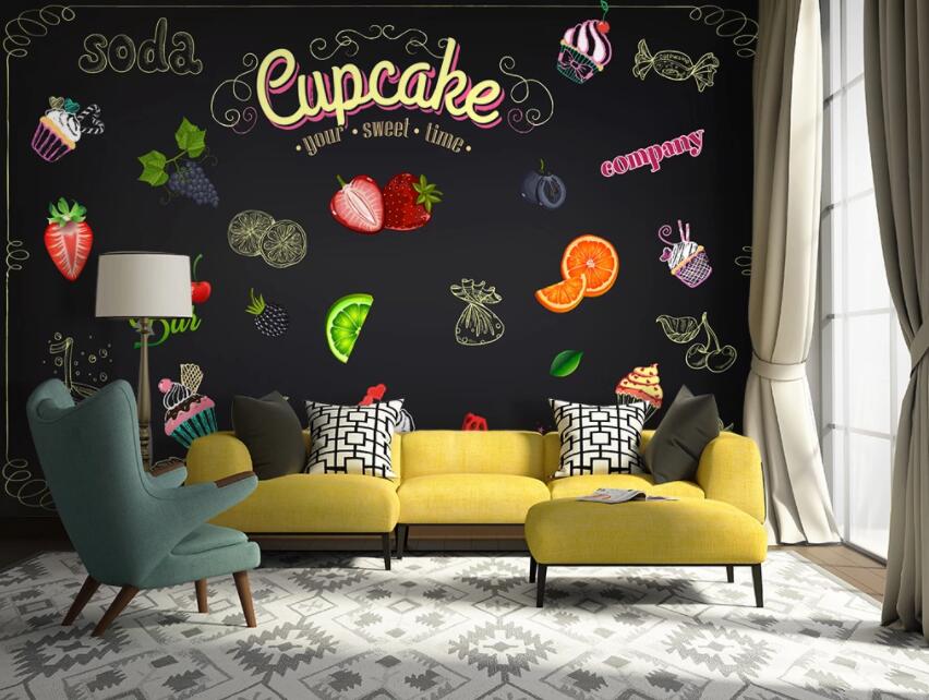 3D Delicious Fruit 426 Food Wall Murals Wallpaper AJ Wallpaper 2