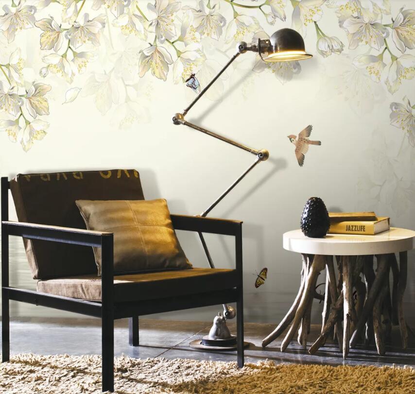 3D Birds And Flowers 421 Wall Murals Wallpaper AJ Wallpaper 2