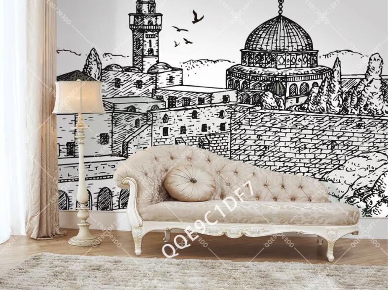 3D Black Castle 398 Wall Murals Wallpaper AJ Wallpaper 2