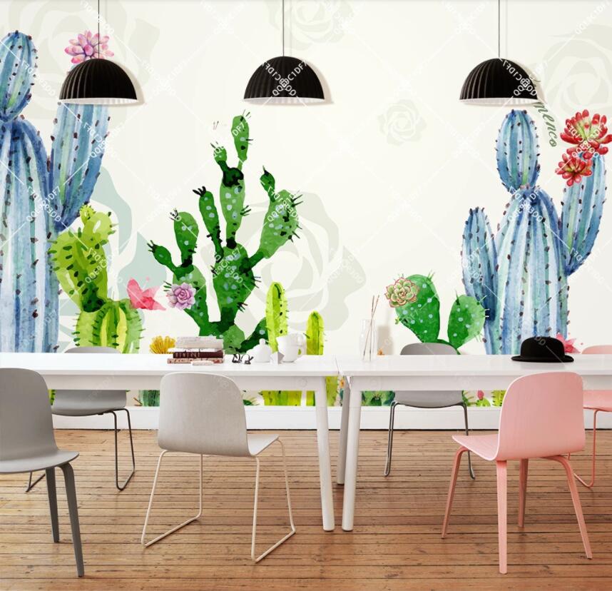 3D Color Plant 390 Wall Murals Wallpaper AJ Wallpaper 2