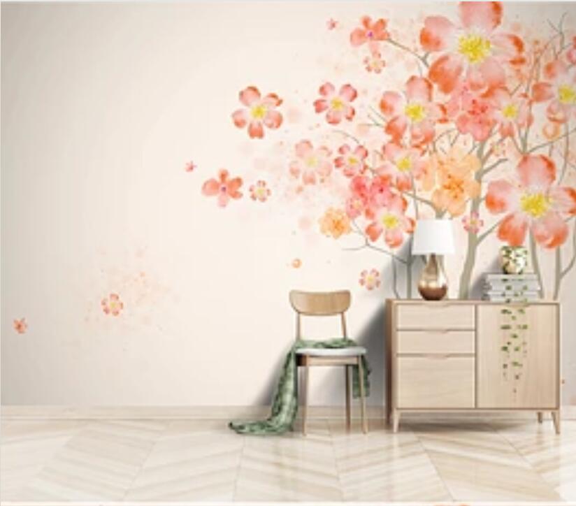 3D Graffiti Plum WC26 Wall Murals Wallpaper AJ Wallpaper 2