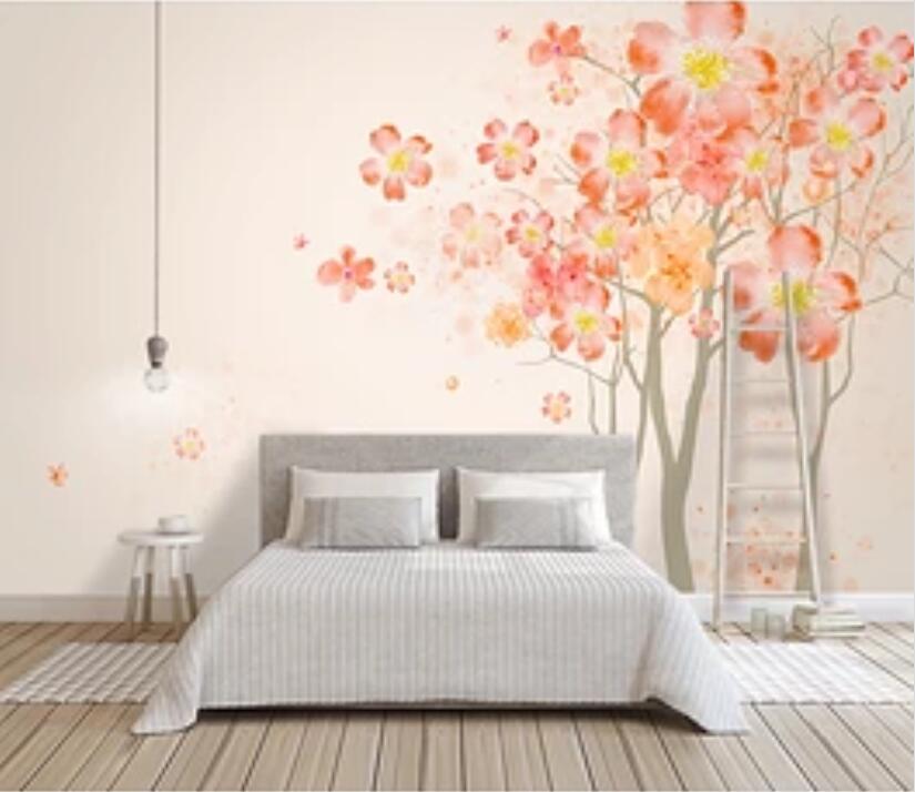 3D Graffiti Plum WC26 Wall Murals Wallpaper AJ Wallpaper 2