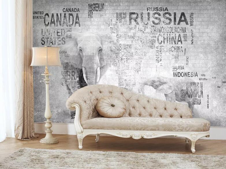 3D Black Letters 354 Wall Murals Wallpaper AJ Wallpaper 2