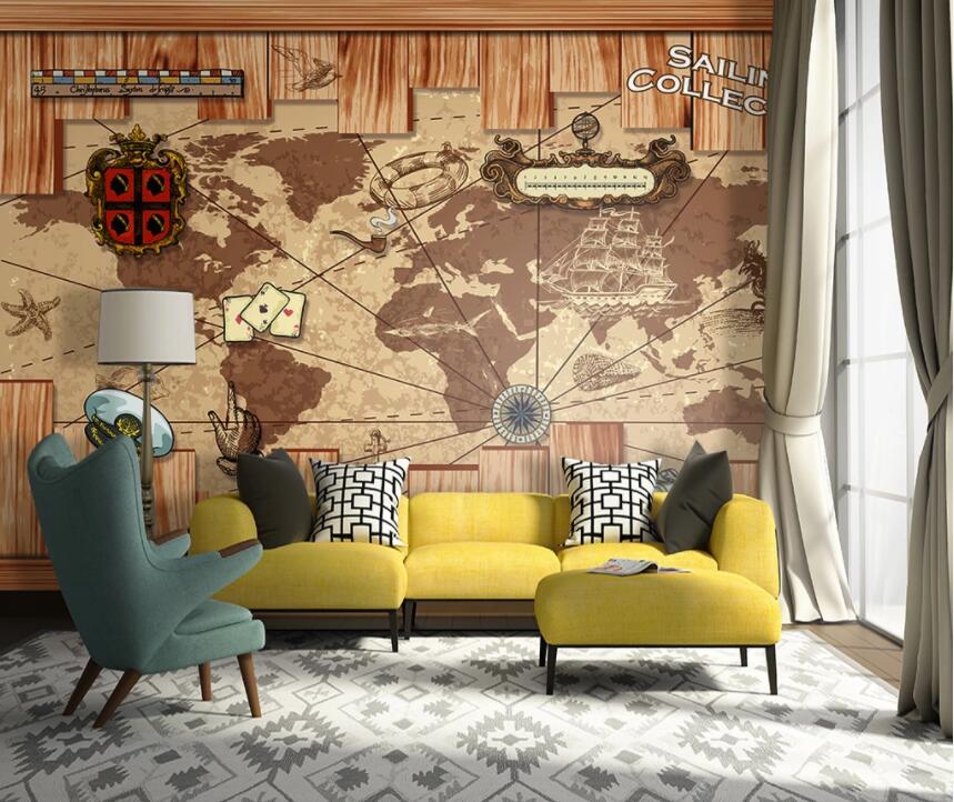 3D Global Route 343 Wall Murals Wallpaper AJ Wallpaper 2