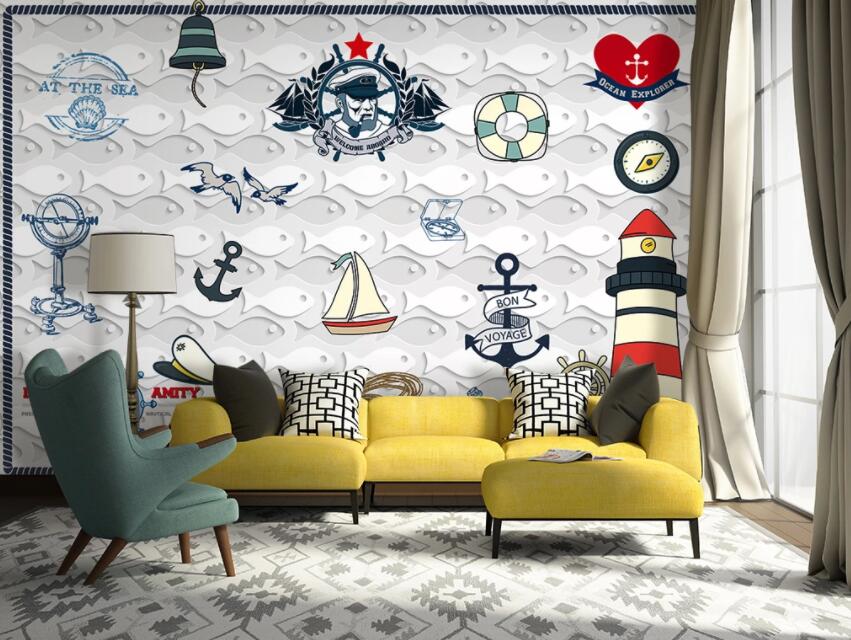 3D Steamer Cute 326 Wall Murals Wallpaper AJ Wallpaper 2