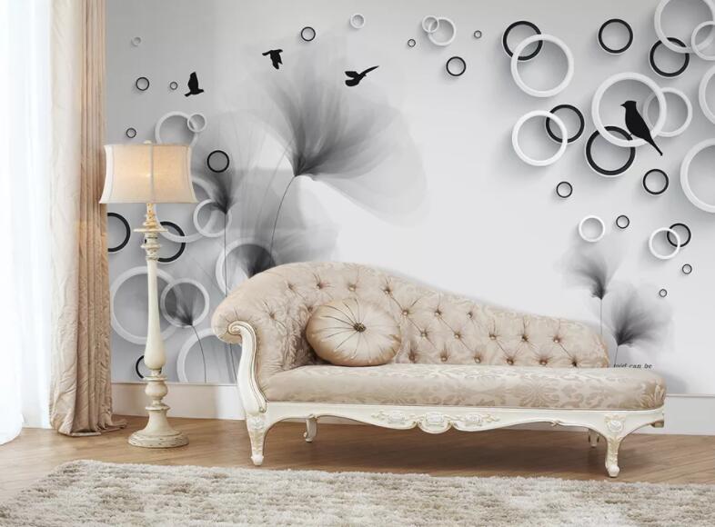 3D Geometric Circle 282 Wall Murals Wallpaper AJ Wallpaper 2