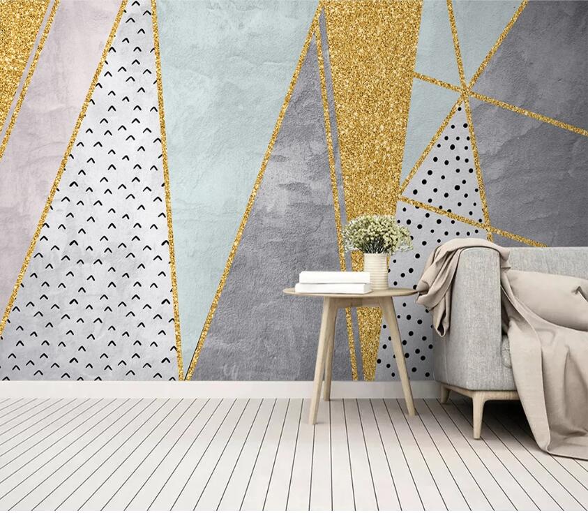 3D Color Geometry WC44 Wall Murals Wallpaper AJ Wallpaper 2