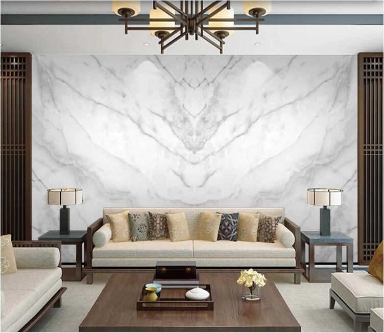 3D White Marble WC2457 Wall Murals