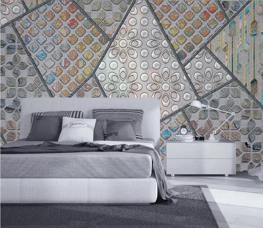 3D Color Pattern WC83 Wall Murals Wallpaper AJ Wallpaper 2