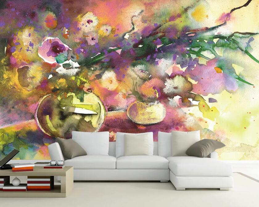 3D Color Abstract WC2432 Wall Murals