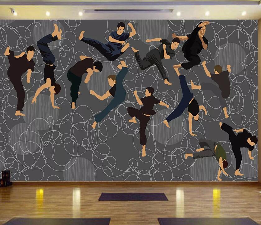3D Martial Arts WC2404 Wall Murals