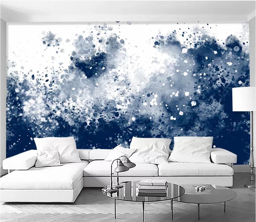 3D Abstract Ink Dot WC1985 Wall Murals