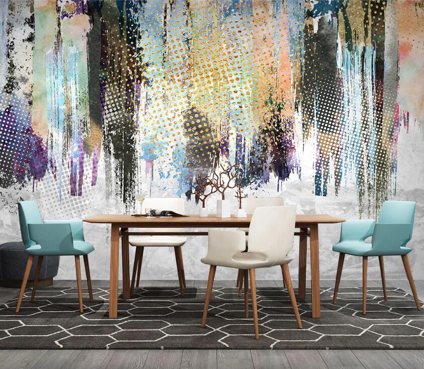 3D Color Graffiti WC59 Wall Murals Wallpaper AJ Wallpaper 2