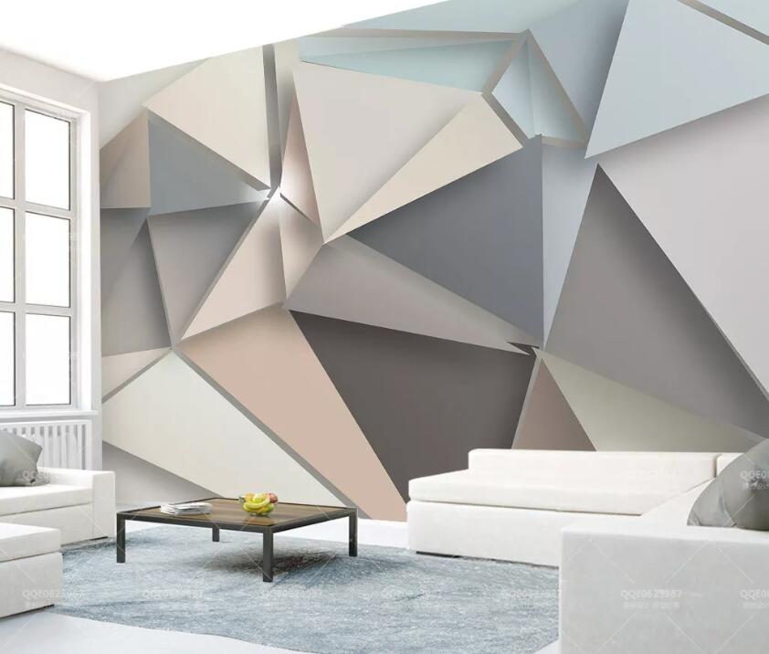 3D Color Geometry WC59 Wall Murals Wallpaper AJ Wallpaper 2