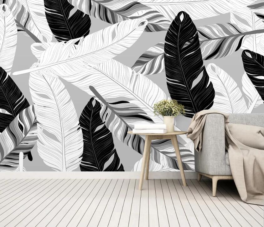 3D Art Feather WC06 Wall Murals Wallpaper AJ Wallpaper 2