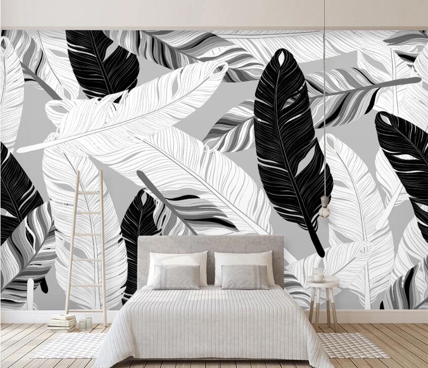 3D Art Feather WC06 Wall Murals Wallpaper AJ Wallpaper 2