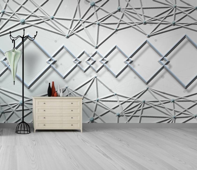 3D Geometric Patterns WC97 Wall Murals Wallpaper AJ Wallpaper 2