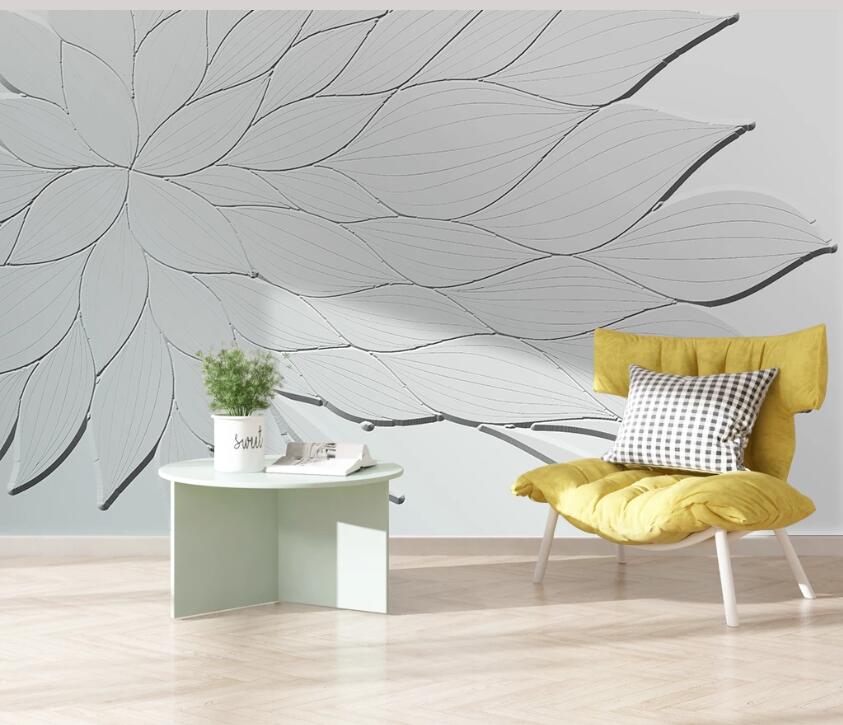 3D Carved Petals WC95 Wall Murals Wallpaper AJ Wallpaper 2