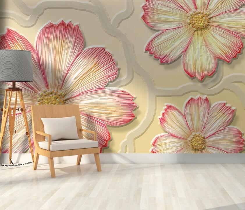 3D Art Petals WC86 Wall Murals
