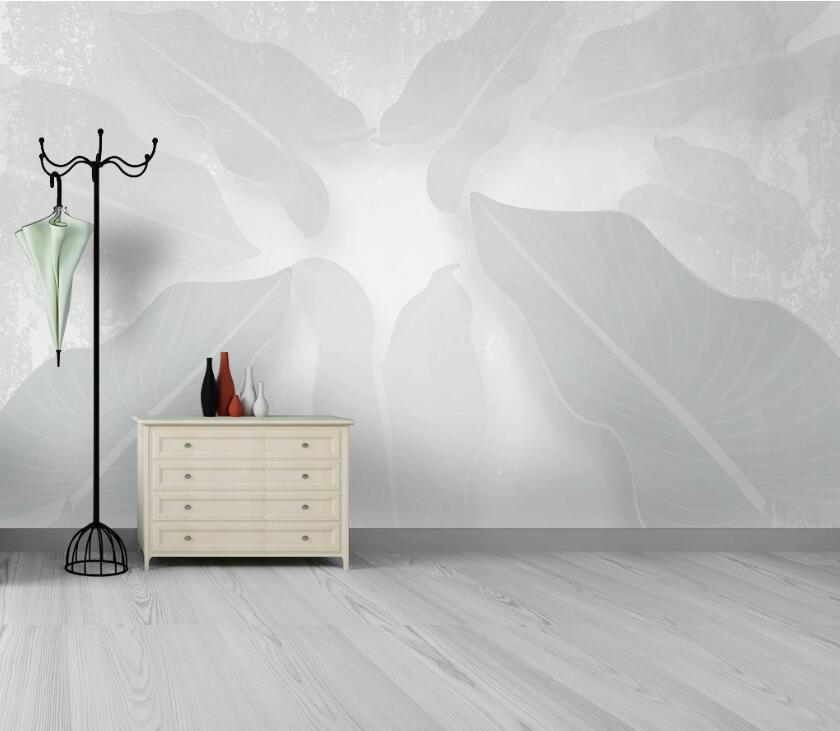 3D Abstract Leaves WC76 Wall Murals Wallpaper AJ Wallpaper 2