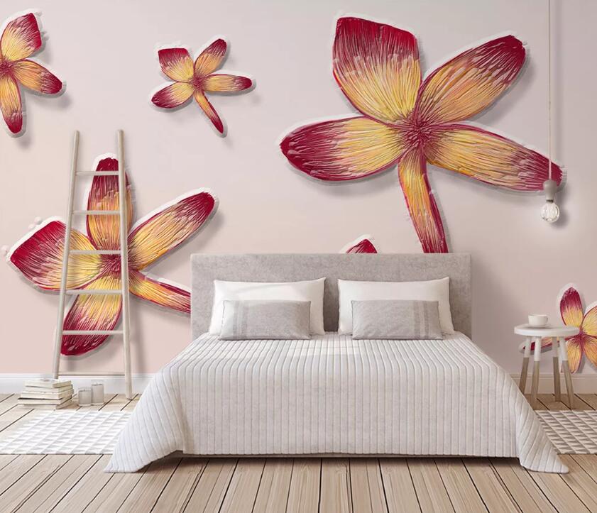 3D Colored Petals WC59 Wall Murals Wallpaper AJ Wallpaper 2