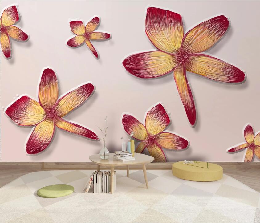 3D Colored Petals WC59 Wall Murals Wallpaper AJ Wallpaper 2