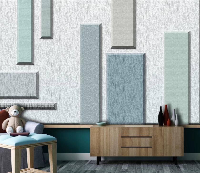 3D Colored Rectangle WC30 Wall Murals Wallpaper AJ Wallpaper 2