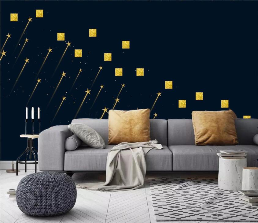 3D Golden Light Spot WC98 Wall Murals Wallpaper AJ Wallpaper 2