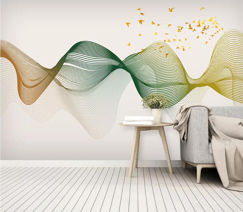 3D Color Wave WC79 Wall Murals Wallpaper AJ Wallpaper 2