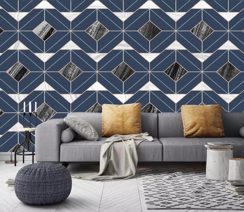 3D Geometric Piece WC40 Wall Murals Wallpaper AJ Wallpaper 2
