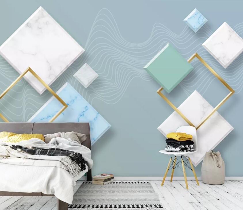 3D Colored Diamond WC35 Wall Murals Wallpaper AJ Wallpaper 2