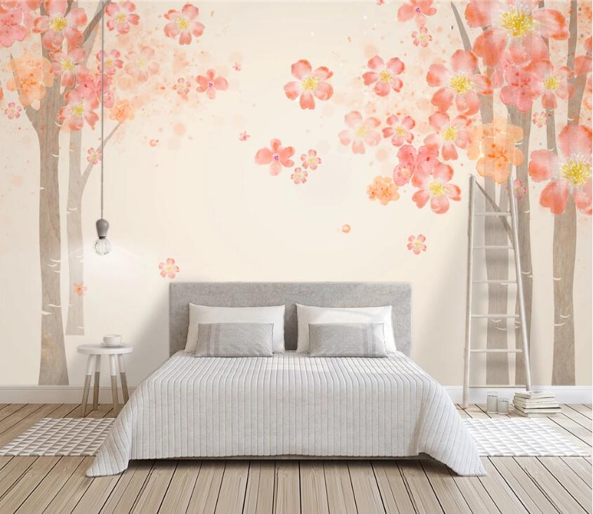 3D Graffiti Plum WC27 Wall Murals Wallpaper AJ Wallpaper 2