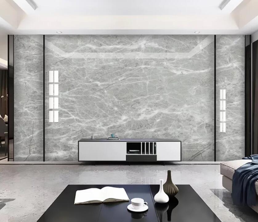 3D Gray Stripe WC33 Wall Murals Wallpaper AJ Wallpaper 2