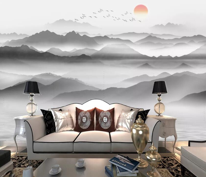 3D Landscape Painting WC32 Wall Murals Wallpaper AJ Wallpaper 2