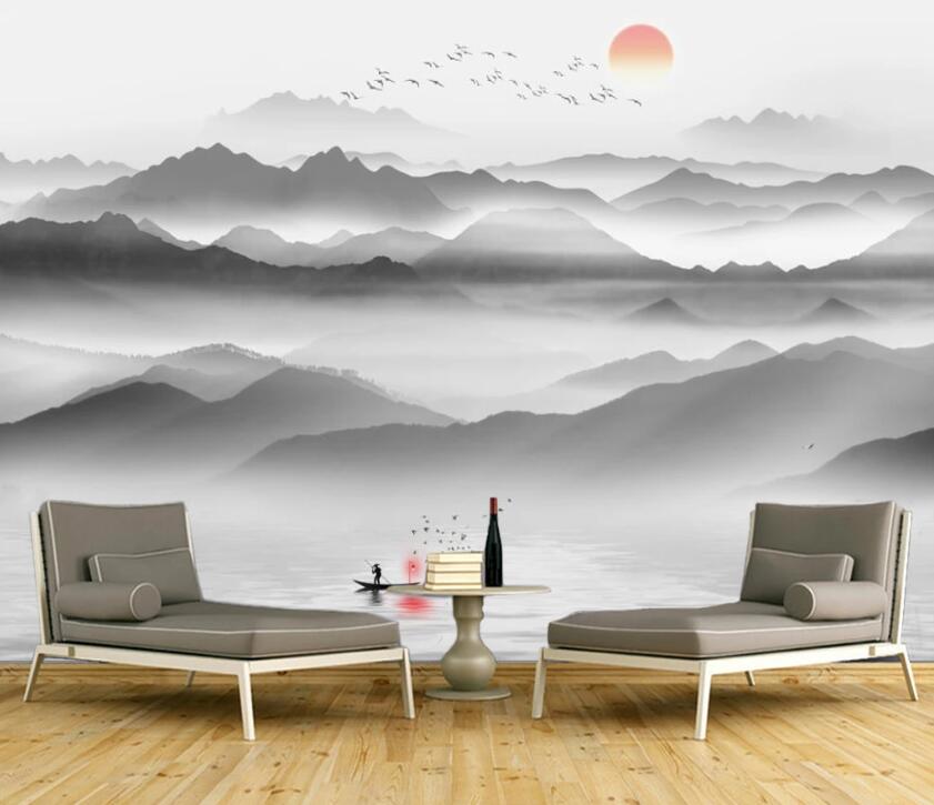 3D Landscape Painting WC32 Wall Murals Wallpaper AJ Wallpaper 2