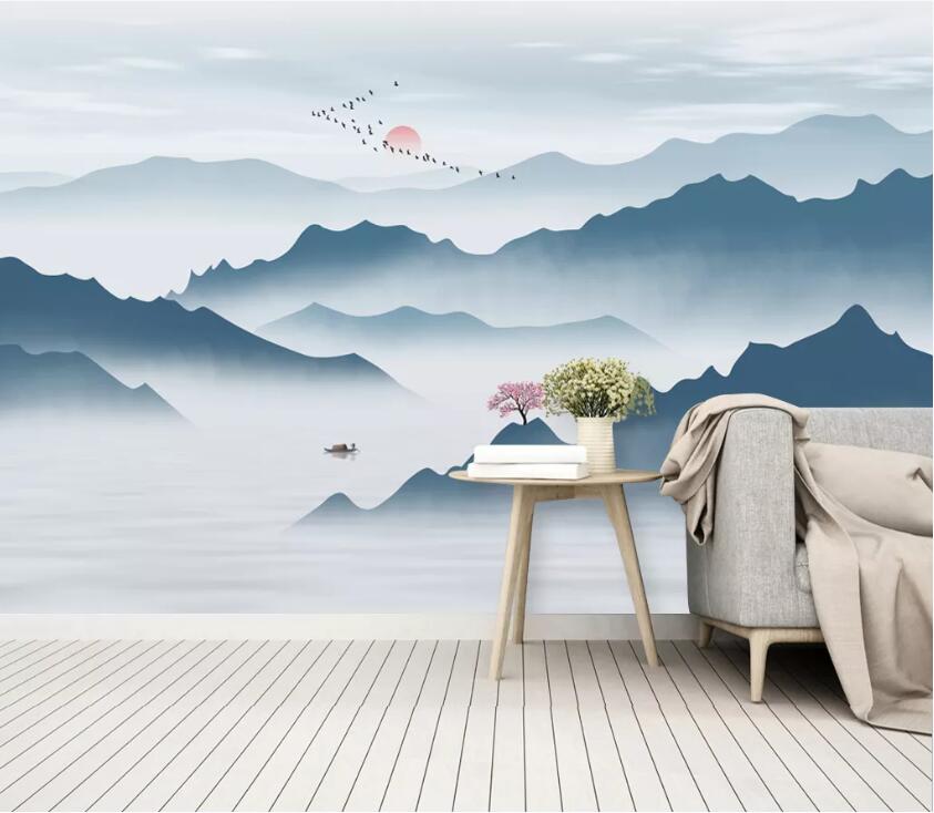 3D Landscape Painting WC24 Wall Murals Wallpaper AJ Wallpaper 2