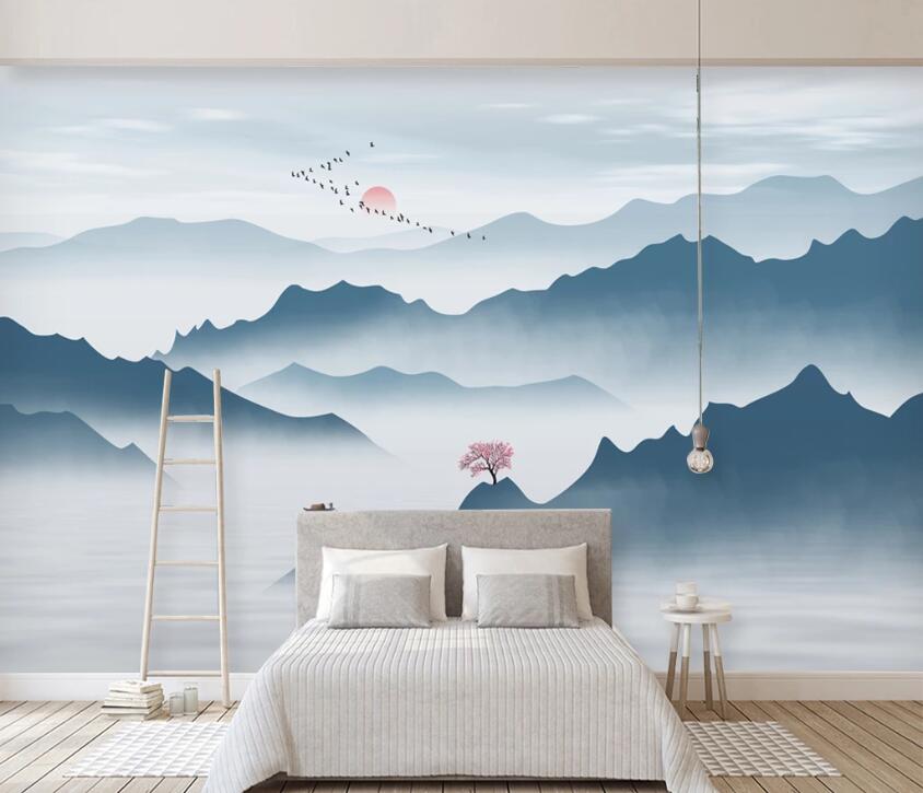 3D Landscape Painting WC24 Wall Murals Wallpaper AJ Wallpaper 2