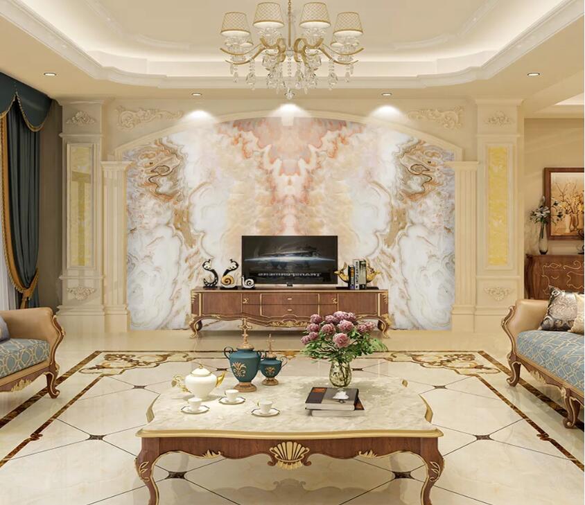 3D Marble Pattern WC08 Wall Murals Wallpaper AJ Wallpaper 2