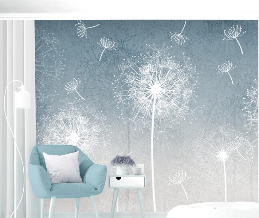 3D Dandelion WC70 Wall Murals Wallpaper AJ Wallpaper 2