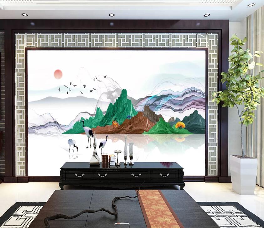 3D Colored Valley WC07 Wall Murals Wallpaper AJ Wallpaper 2