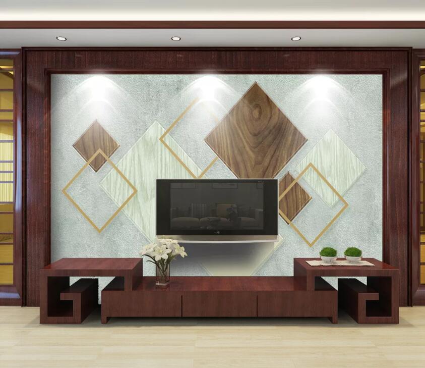 3D Colored Square WC02 Wall Murals Wallpaper AJ Wallpaper 2
