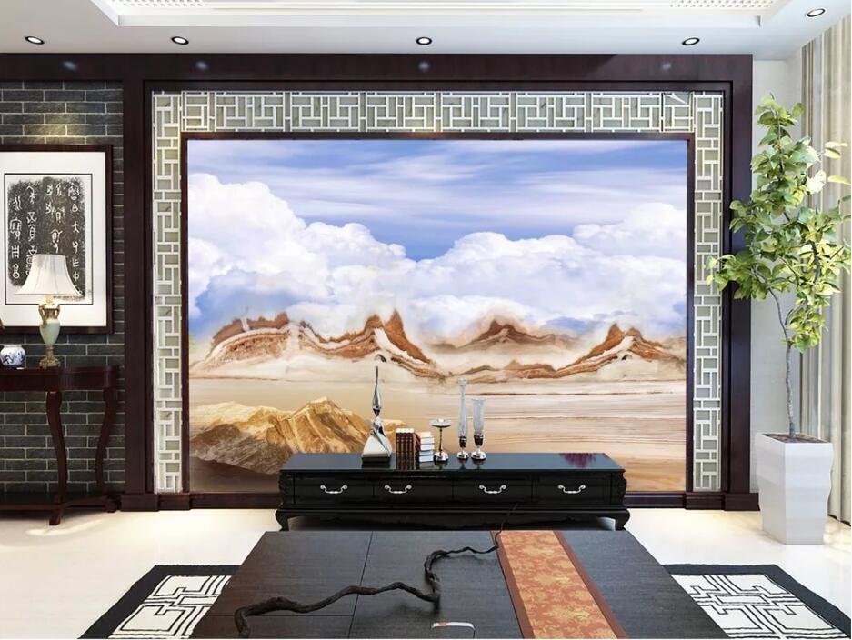 3D Yellow Desert WC59 Wall Murals Wallpaper AJ Wallpaper 2