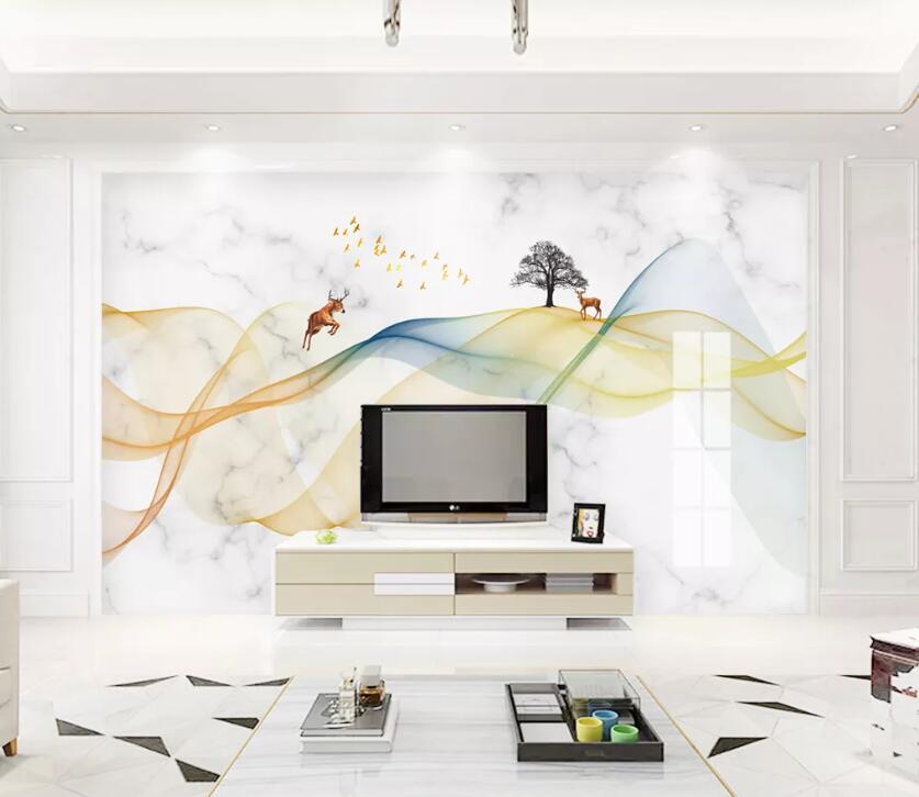 3D Colored Valley WC80 Wall Murals Wallpaper AJ Wallpaper 2