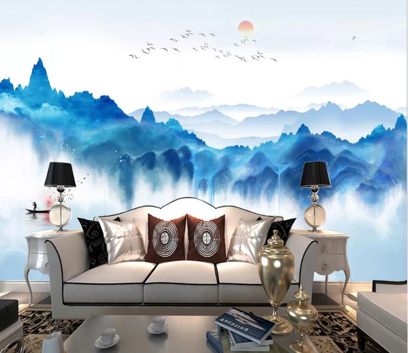 3D Valley Bird WC63 Wall Murals Wallpaper AJ Wallpaper 2