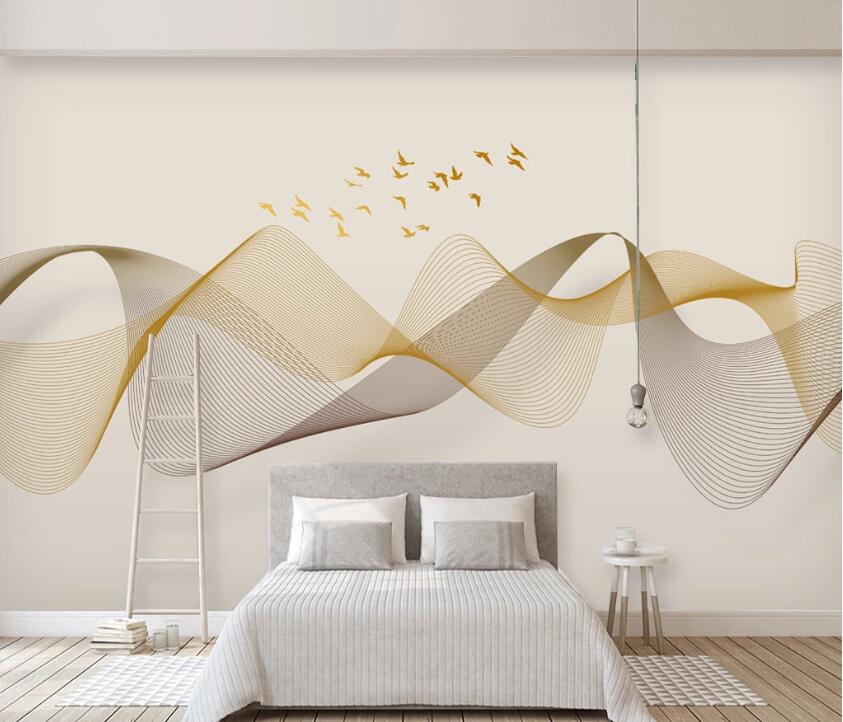 3D Geese Group WC2663 Wall Murals