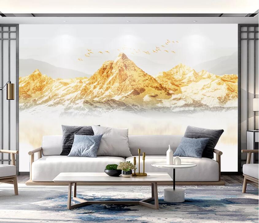 3D Golden Valley WC55 Wall Murals Wallpaper AJ Wallpaper 2