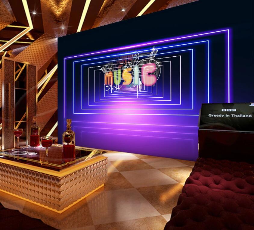 3D Color Music WC35 Wall Murals Wallpaper AJ Wallpaper 2